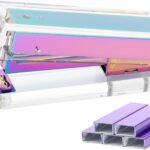 Clear Acrylic Rainbow Stapler Colorful Desktop Staplers with Classic Modern Design Sleek Office and Desk Accessories Gift Idea (Rainbow)