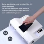 Heavy Duty ead   A3/A4/16k ard Format   Binding Capacity 50 Sheets  Can Be Nai Middle Seam  for School Office Home - Image 2