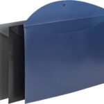 Project Document Folders with Snap Closure (Top-Loading, Tabloid Size 11x17 Inches, Assorted Colors, Pack of 6)