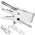 Heavy-Duty  Plier   Silver - Works with 7/16" (11 mm) Crown  - Industrial Cardboard  - Great for Sealing  Boxes  Mail Bags  or Poster Tubes