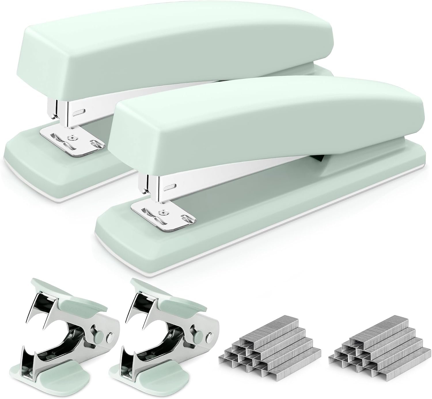 71r3-VtN41L._AC_SL1500_.jpg 2 Pack Office 25 Sheet Capacity Inclus 2000 and 2 Removers 2 Pack Green - Image 1
