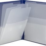 Multi-Pocket File Organizer, 8 Pockets, Letter Size, Dark Blue