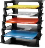 Six Tier, Plastic, Black
